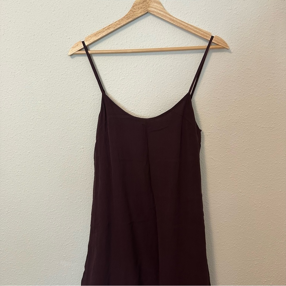Karl Lagerfeld for H&M silk plum dress